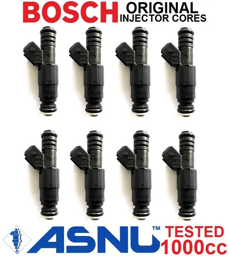 Fuel Injectors For Au 5.0 Xr8 V8 8 X 1000Cc 95Lb Fits Ford Falcon Inc Adapters 1