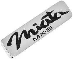 Genuine Mazda 19982005 Mx5 Miata Rear Name Emblem Nameplate Badge Nc1051721b 1