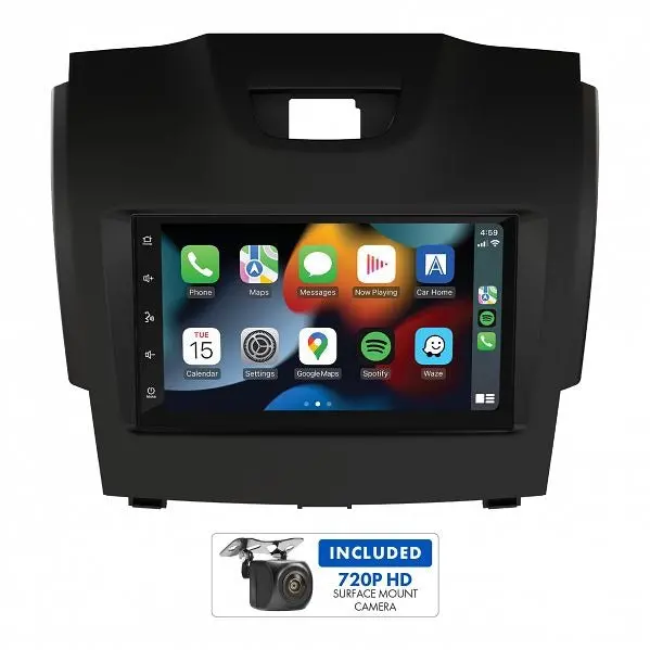 Aerpro Am8063bc 7" Multimedia Receiver Suit Holden Colorado & Colorado 7 2014 - 2016 (Black) 1