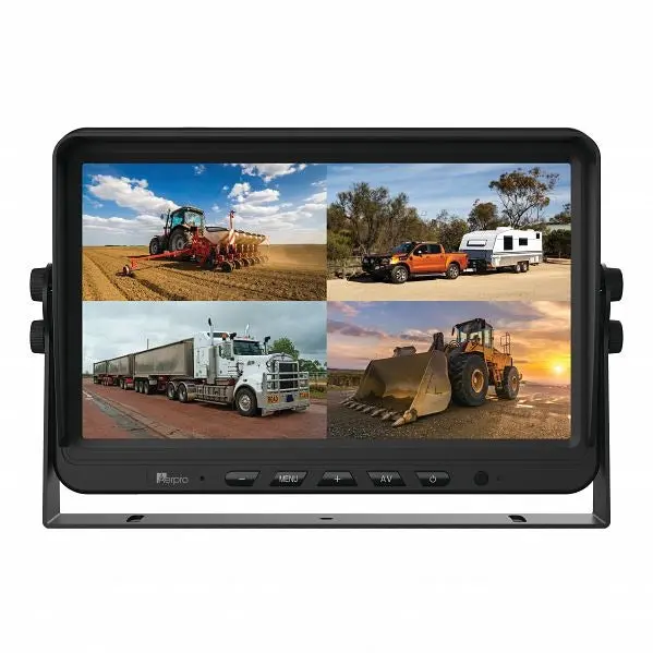 Aerpro Avm10q 10" Heavy-Duty Ahd Quad View Monitor With Dvr 1