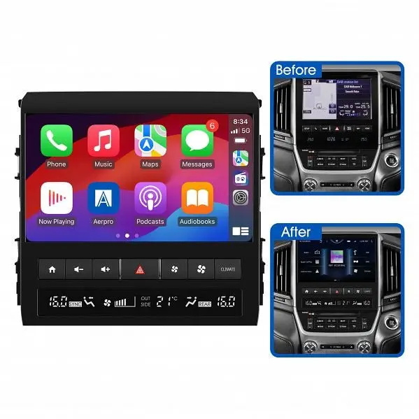 Aerpro Amuto53 10" Headunit Advanced Infotainment System Suit Landcruiser 200 Series Vx & Sahara 2016 - 2021 1