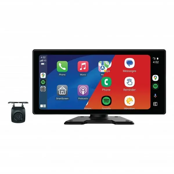 Aerpro Am10m04 10.36" Wireless Smartphone Quad View Monitor With Reverse Camera (Adhesive Mount) 1