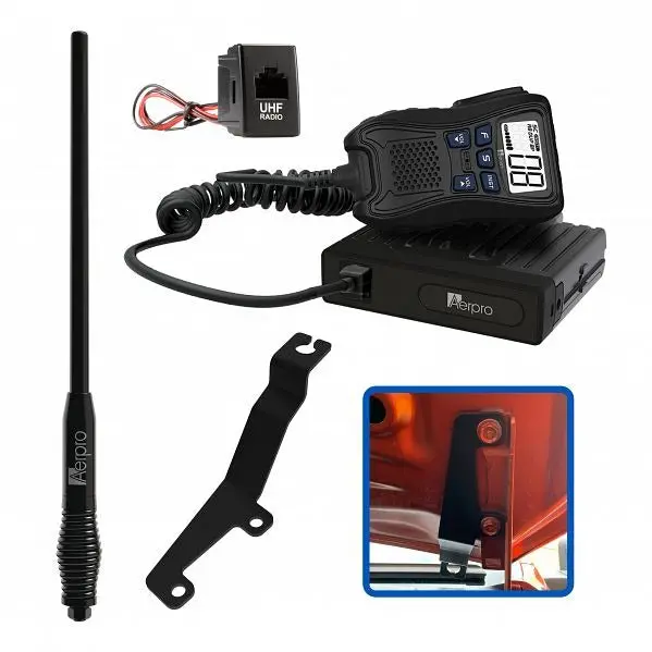 Aerpro Apizcbh2 Hideaway 5W Uhf Cb Radio Kit Suit Isuzu D-Max & Mu-X 2021 - On 1