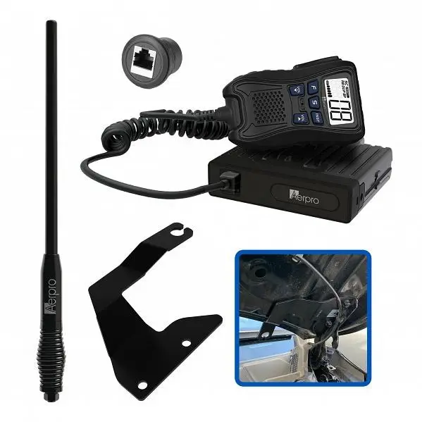 Aerpro Apjpcbh1 Hideaway 5W Uhf Cb Radio Kit Suit Jeep Grand Cherokee 2011 - 2021 Wk 1