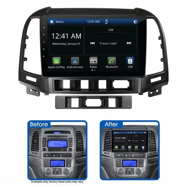 Aerpro Amahy5 9" Multimedia Receiver Suit Hyundai Santa Fe 2009 - 2012 1