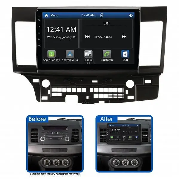 Aerpro Amamb4 10" Multimedia Receiver Suit Mitsubishi Lancer Cj 2007 - 2010 1