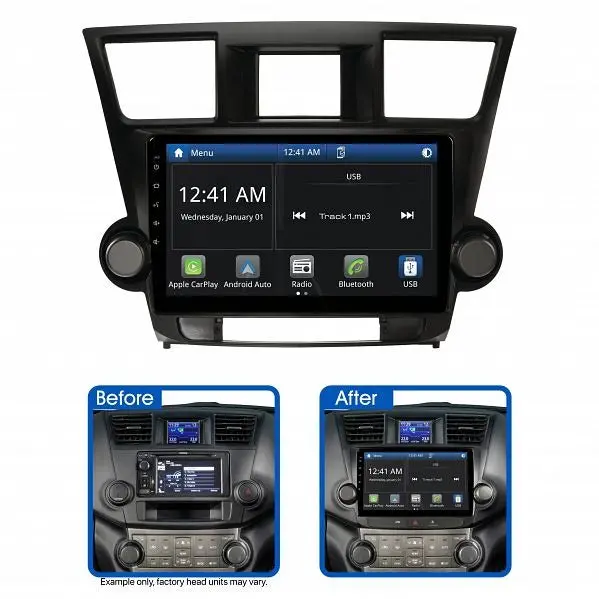 Aerpro Amato6 10" Multimedia Receiver Suit Toyota Kluger 2007 - 2013 (Non-Amplified) 1