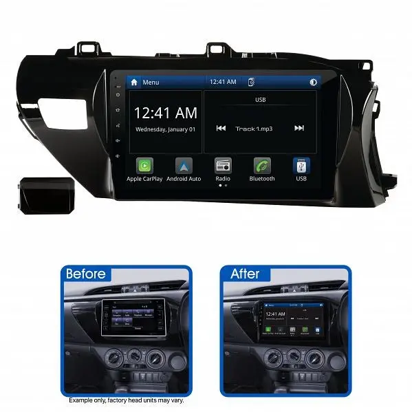 Aerpro Amato2 10" Multimedia Receiver Suit Toyota Hilux 2015 - 2020 1
