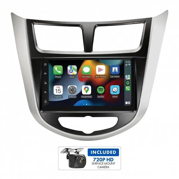 Aerpro Am8074k 7" Multimedia Receiver Suit Hyundai Accent 2011 - 2015 Rb 1