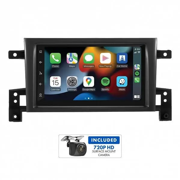 Aerpro Am8165k 7" Multimedia Receiver Suit Suzuki Grand Vitara 2005 - 2013 1