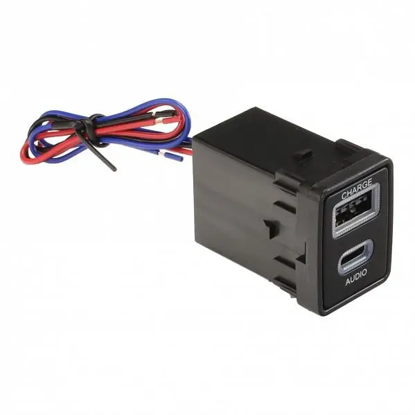 Aerpro Apusbns3 Usb-C Pass-Through & Usb Charge Socket Suit Nissan Various Models (24Mm X 31Mm) 1