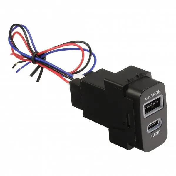 Aerpro Apusbmt4 Usb-C Pass-Through & Usb Charge Socket Suit Mitsubishi Various Models (19.5Mm X 36.5Mm) 1