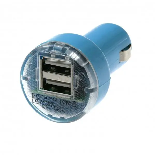 Aerpro Dusbpcbl 12/24V Dual Usb Port Charger - Blue 1