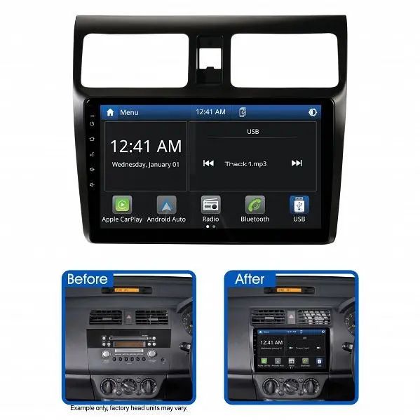 Aerpro Amasz1 10" Multimedia Receiver Suit Suzuki Swift 2005 - 2010 1