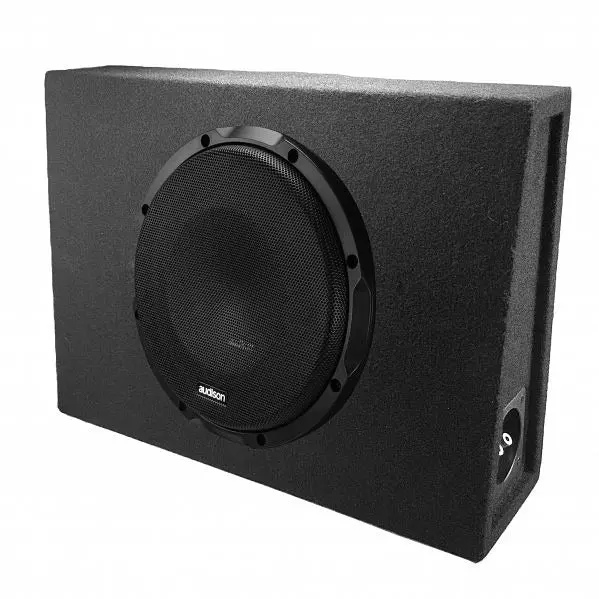 Audison Sb10sa1 10" 800W Slimline Loaded Subwoofer Sealed Enclosure Box 1