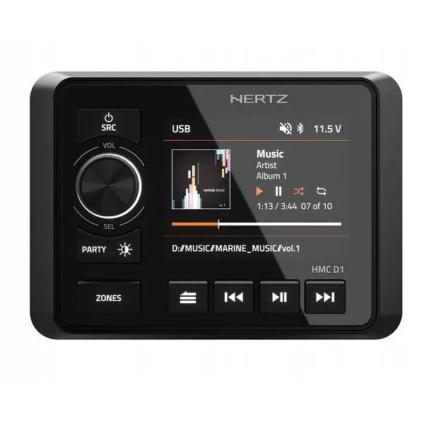 Hertz Hmcd1 Marine Remote Control With Tft Display (Hmc D1) 1