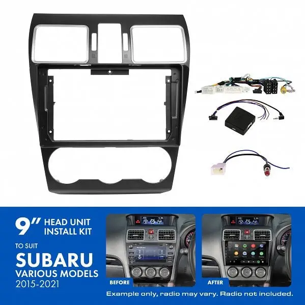 Aerpro Aksu3 | 9" Install Kit Suit Subaru 2015 - 2021 (Compatible With Pioneer Dmh-Ap6650bt & Kenwood Dmx80axs) 1
