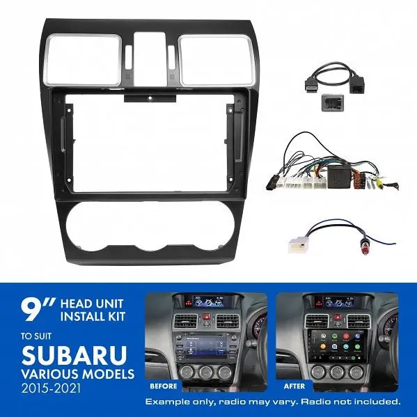 Aerpro Aksu4 | 9" Install Kit Suit Subaru 2015 - 2021 (Compatible With Pioneer Dmh-Ap6650bt & Kenwood Dmx80axs) 1