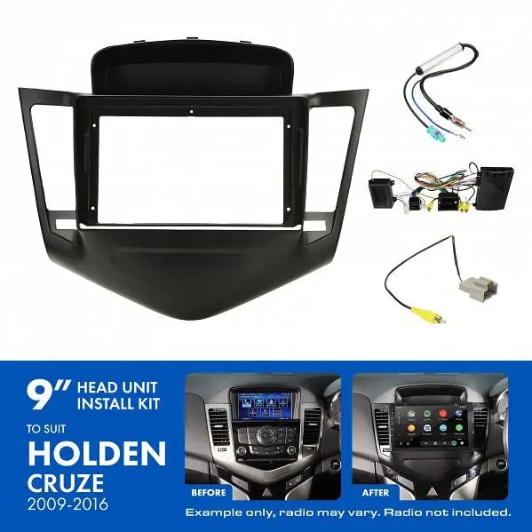 Aerpro Aktgm2 | 9" Install Kit Suit Holden Cruze 2009 - 2016 (Compatible With Pioneer Dmh-Ap6650bt & Kenwood Dmx80axs) 1