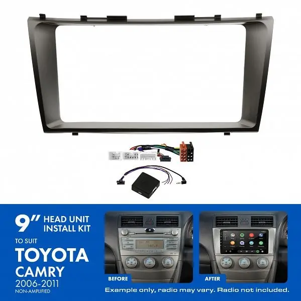 Aerpro Akto1 | 9" Install Kit Suit Toyota Camry 2006 - 2011 (Compatible With Pioneer Dmh-Ap6650bt & Kenwood Dmx80axs) 1
