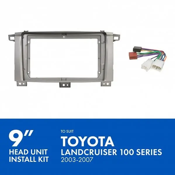 Aerpro Akto40 | 9" Install Kit Suit Toyota Landcruiser 100 2003 - 2007 (Compatible With Pioneer Dmh-Ap6650bt & Kenwood Dmx80axs) 1