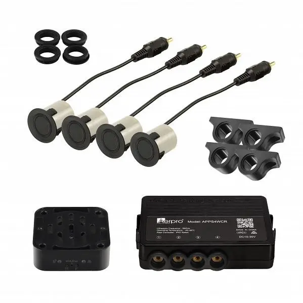 Aerpro Apps4wcr | Wireless Commercial Vehicle/Trailer Rear Parking Sensor Kit With Beeper 1