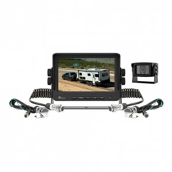 Aerpro Avk7c1 | 7" Heavy-Duty Ahd Monitor 1080P Camera Caravan Kit 1