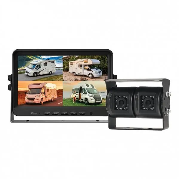 Aerpro Avk10qm2 | 10" Heavy-Duty Ahd Quad View Monitor 1080P 2 Camera Motorhome Kit With Dvr 1