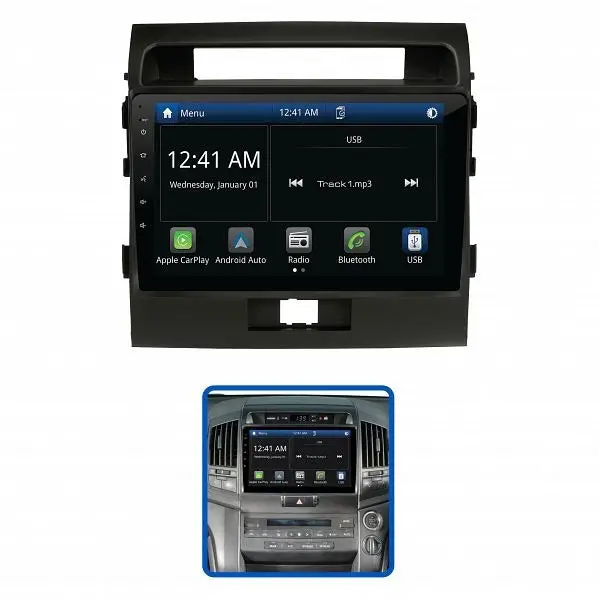 Aerpro Amato17 10" Multimedia Receiver Suit Toyota Landcruiser 200 Series 2007 - 2011 (With Swc) 1