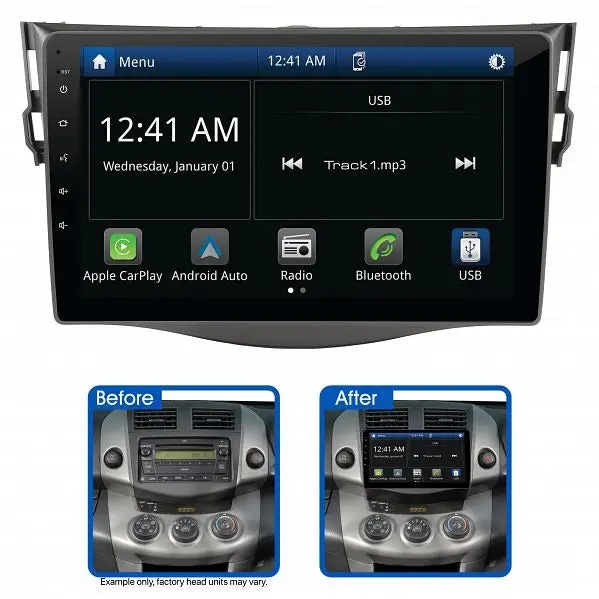 Aerpro Amato16 9" Multimedia Receiver Suit Toyota Rav4 2006 - 2011 1