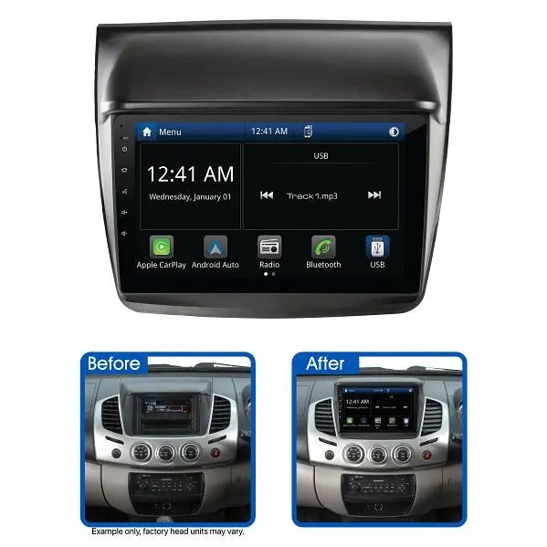 Aerpro Amamb2 9" Multimedia Receiver Suit Mitsubishi Triton/Challenger 1