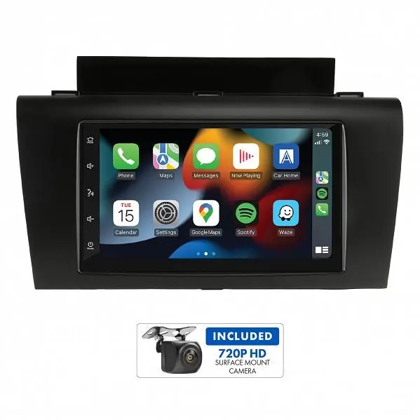 Aerpro Am9246k 7" Multimedia Receiver Suit Mazda 3 2004 - 2009 Bk - Black 1