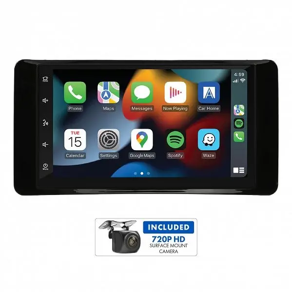 Aerpro Am8349k 7" Multimedia Receiver Suit Mitsubishi Triton Mq/Mr - Gloss Black 1