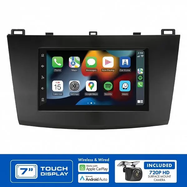 Aerpro Am9272k | 7" Multimedia Receiver Suit Mazda 3 2009 - 2013 1