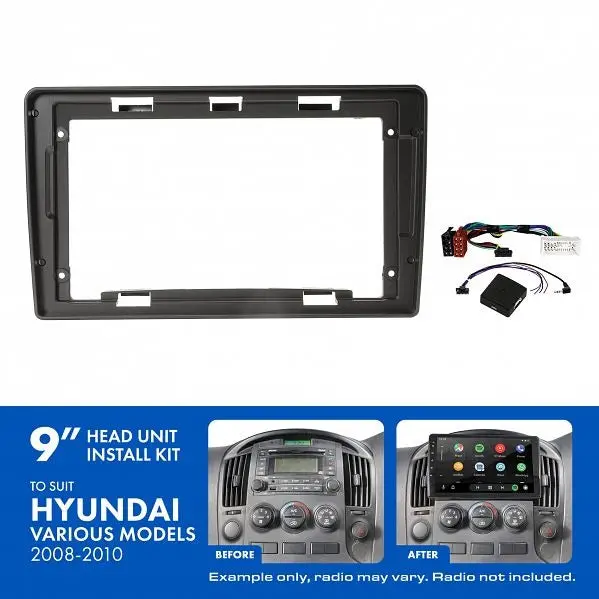 Aerpro Akhy7 | 9" Install Kit Suit Hyundai Iload & Imax 2008 - 2015 (Compatible With Pioneer Dmh-Ap6650bt & Kenwood Dmx80axs) 1