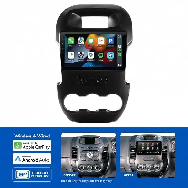 Aerpro Amafo2 | 9" Multimedia Receiver Suit Ford Ranger Px 2012 - 2015 1