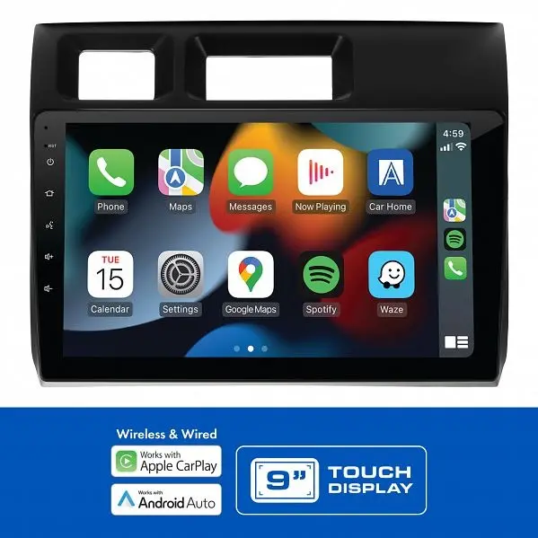 Aerpro Amato35 | 9" Multimedia Receiver Suit Toyota Landcruiser 70 Series 2023 - On 1