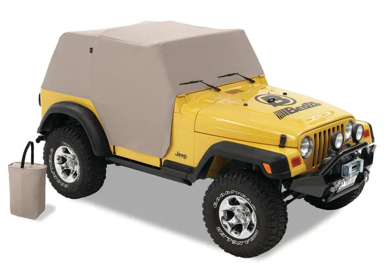 Bestop All Weather Trail Cover Charcoal (Rear): Jeep Wrangler Tj 1997-2006 2.5L / 4.0L 1