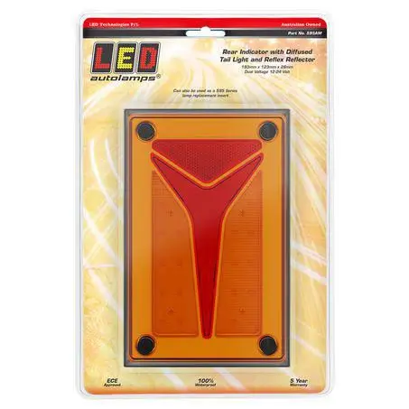 Led Autolamps 595Am Single Indicator Lamp/Diffused Tail Function 1