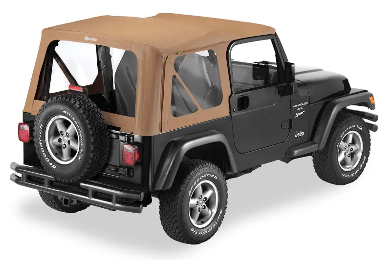 Bestop Replace A-Top Sailcloth Window Set Clear (Top): Jeep Wrangler 1997-2002 2.5L/4.0L 1