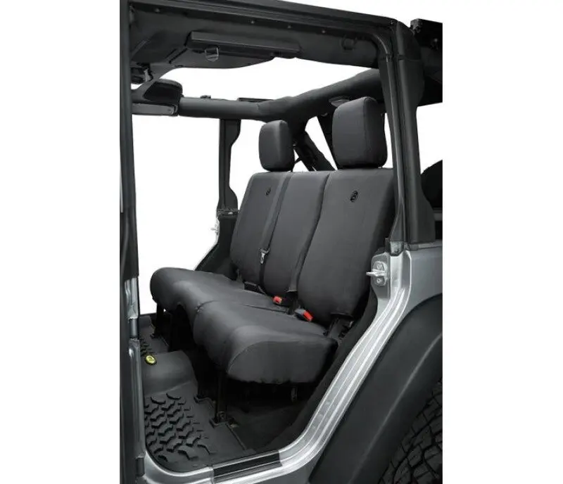Bestop Rear Seat Covers Black Diamond (Rear): Jeep Wrangler Jk 2007-2018 3.6L/3.8L V6 1