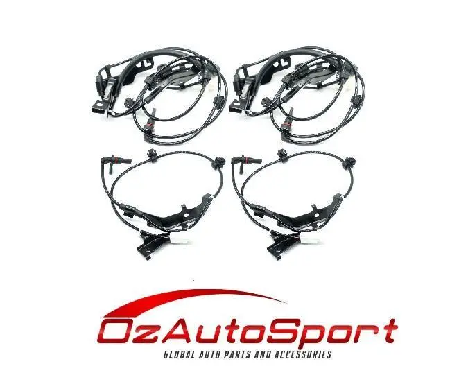 4 X Abs / Wheel Speed / Skid Sensors For Toyota Hilux Kun26 2006 - 2015 Kit 1