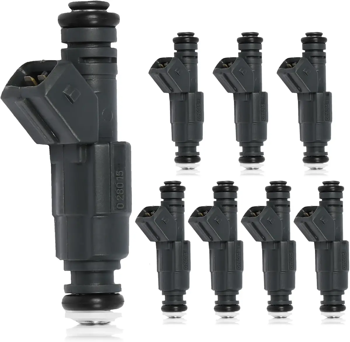 8 X Fuel Injectors For Ford Ba Bf Fg Falcon Xt Fairlane Xr8 Xt 5.4 Boss V8 Grey 1