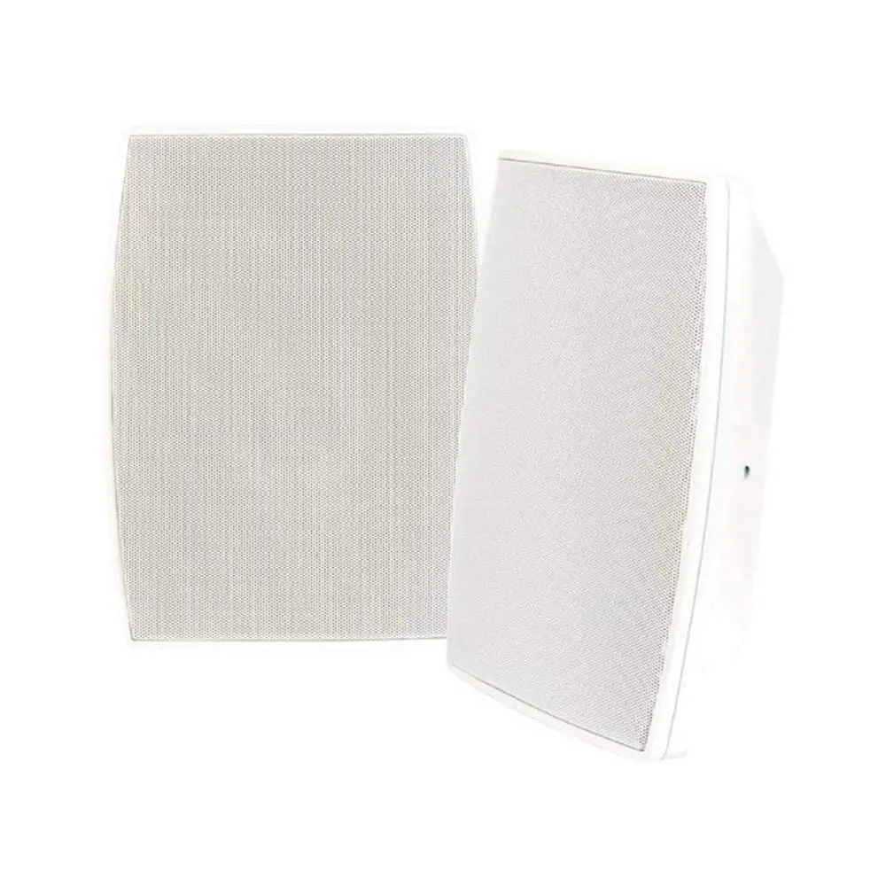 Studio Acoustics Sao300w 5" 2-Way 75W On-Wall/On-Desk/Indoor/Outdoor Speaker System - Pearl White (Paintable) 1