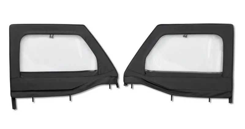 Bestop Element Upper Doors Black Diamond (Front): Jeep Gladiator 2021-2023 / Wrangler Jl 2018-2025 1