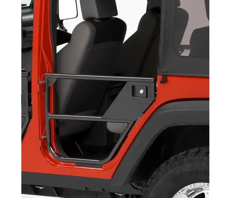 Bestop Element Doors Matte Black (Rear): Jeep Wrangler Jk 2007-2018 3.6L/3.8L V6 1