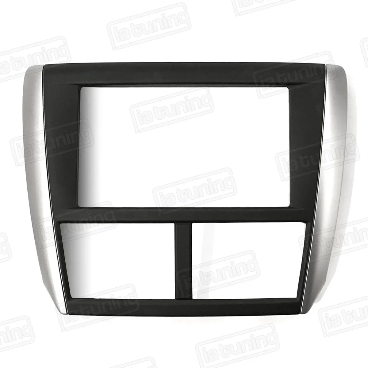 Jdm Subaru Av Panel - Matte Black And Silver 1