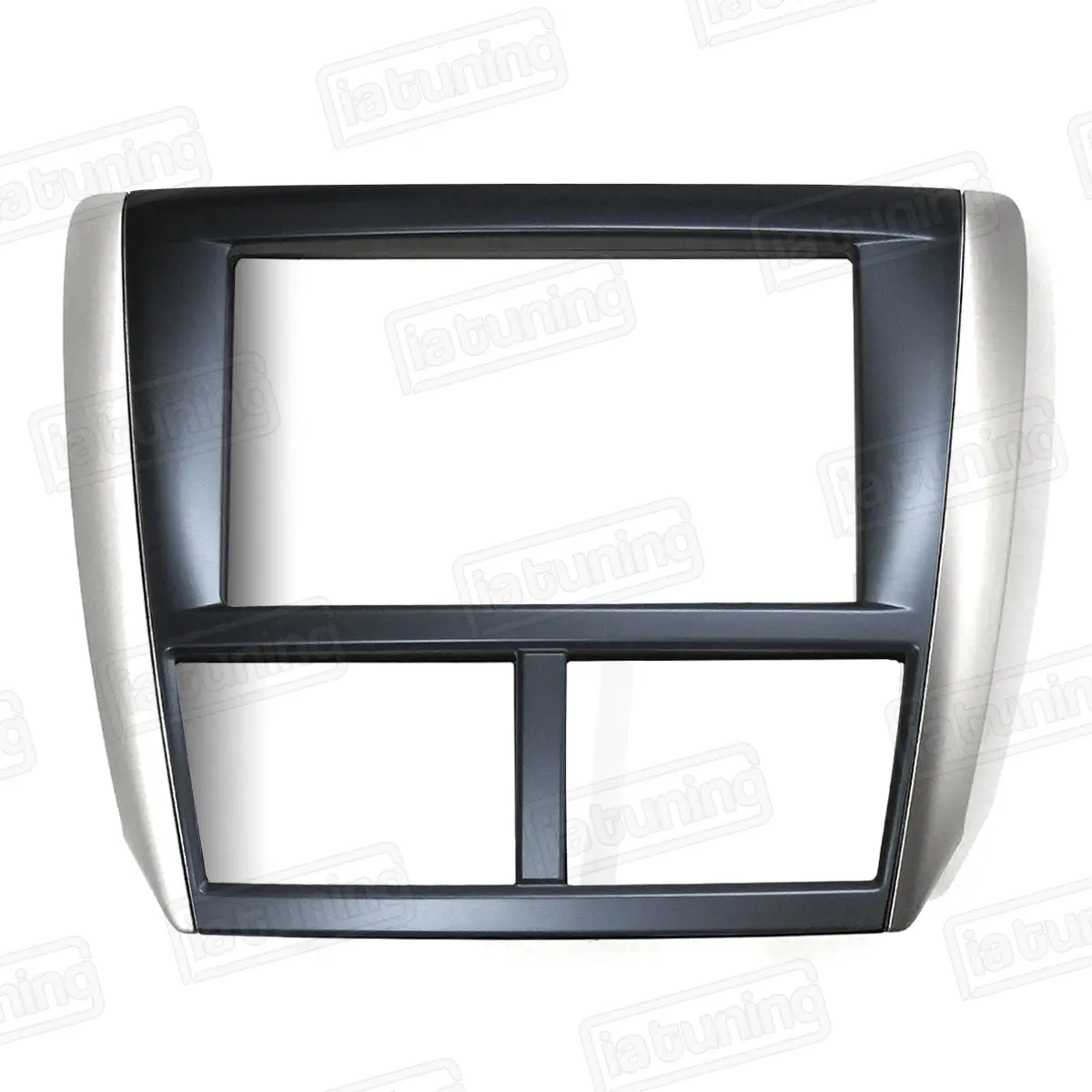 Jdm Subaru Av Panel - Gloss Black And Silver 1