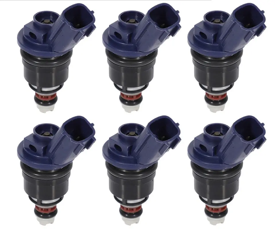6 Fuel Injectors For Nissan Z32 300Zx 10/94+ Vg30dett 370Cc Fairlady Z 375Cc 1