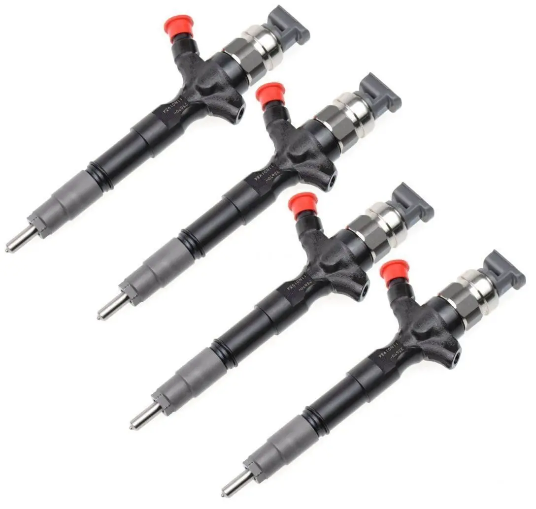 4 New Diesel Fuel Injectors For Toyota Hiace 2Kdftv 2367039165 Inj168 2007 + 1